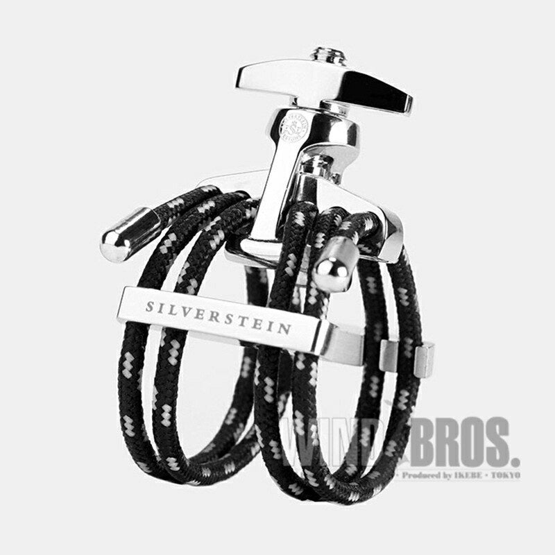 [Backorder]_Silverstein_QS502A_Alto_Tenor_Metal_Ligature，_5th_Generation_Quattro_Silver，_Small_[Lowest_Price_Sale]_01