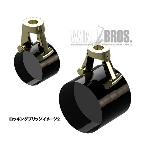 [Backorder]_Silverstein_QS502A_Alto_Tenor_Metal_Ligature，_5th_Generation_Quattro_Silver，_Small_[Lowest_Price_Sale]_03