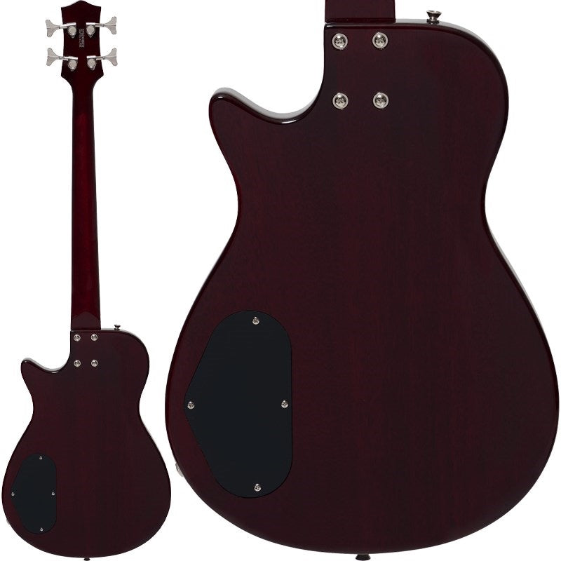 [Backordered，_Pre-orders_Now_Accepted]_Streamliner_Jet_Club_Bass_Single-Cut_(Walnut_Stain)_02