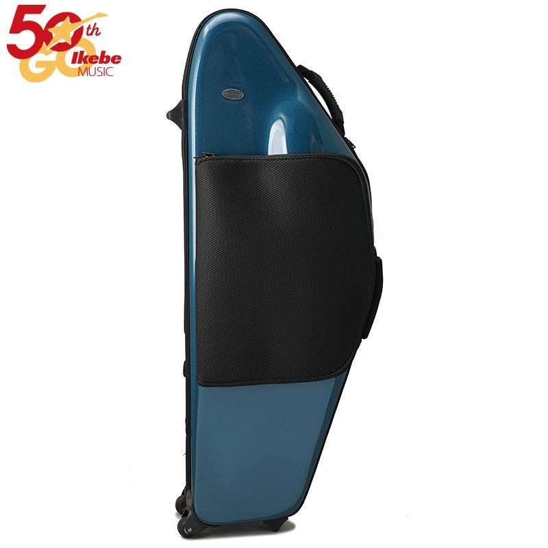 Baggs_EFBS_M-NVY_Metallic_Navy_Fiber_Case_for_Baritone_Saxophone_[Ikebe_Musical_Instruments_50th_Anniversary_Model]_01