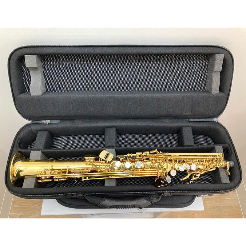 Baggs_EFSS-DN_M-NVY_Metallic_Navy_Fiber_Case_for_Soprano_Saxophone_[Ikebe_Musical_Instruments_50th_Anniversary_Model]_05