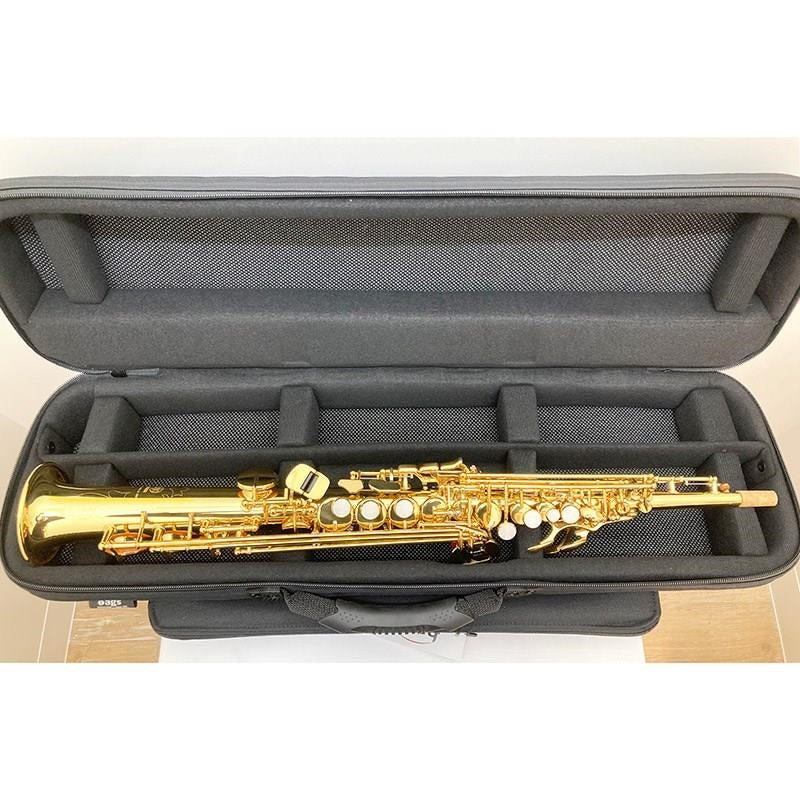 Baggs_EFSS_M-NVY_Metallic_Navy_Fiber_Case_for_Soprano_Saxophone_[Ikebe_Musical_Instruments_50th_Anniversary_Model]_05