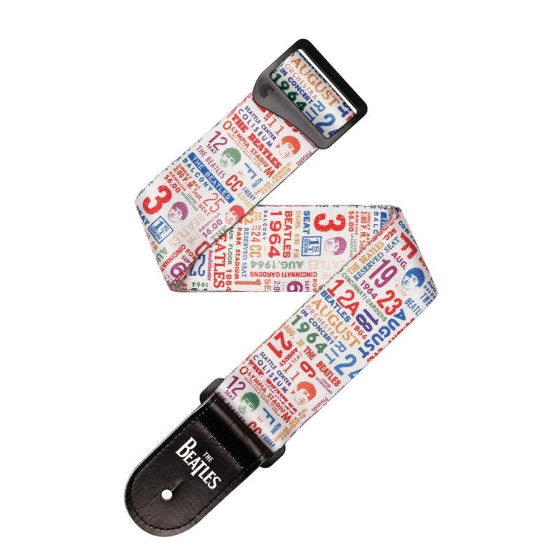 Beatles_Guitar_Strap_[1964_Tour_Ticket_Stubs_Multi-Color_50BTL14]_01