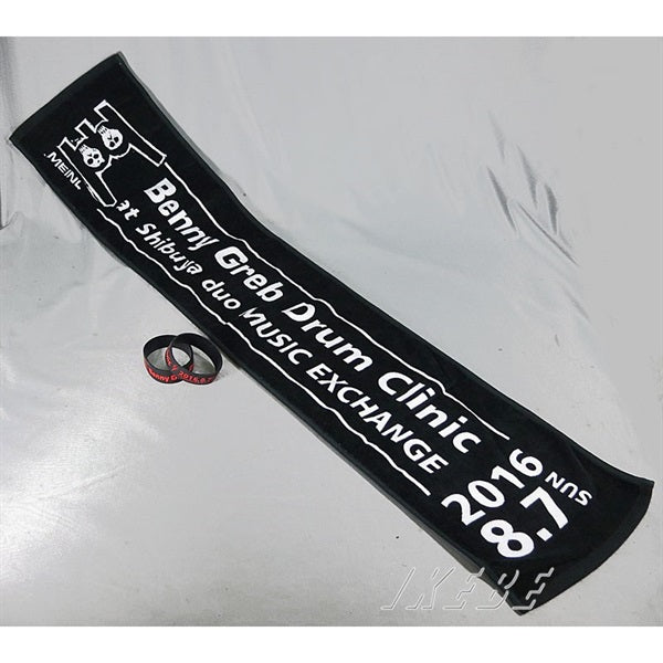 Benny_Greb_Drum_Clinic_2016_8_7_Original_Goods_Pack_[Rubber_Bands_(x2)_&_Towel]_[Limited_Quantity]_01