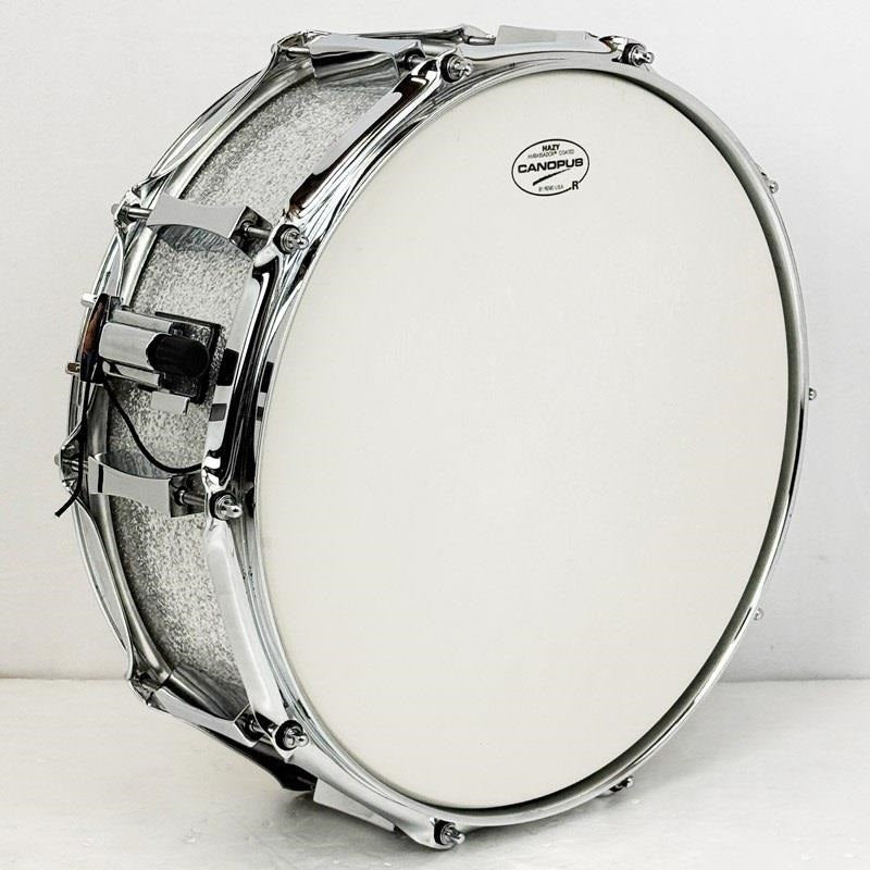 [Biggest_Clearance_Sale_Ever]_USED_8-ply_Maple_Snare_Drum_14x5_-_Silver_Sparkle_Wrap_Price_Reduced!_03