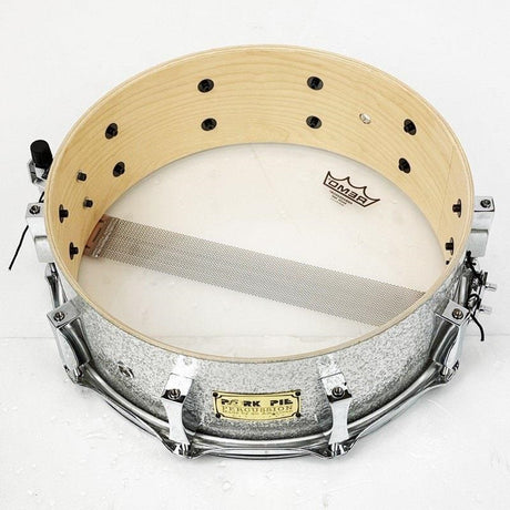 [Biggest_Clearance_Sale_Ever]_USED_8-ply_Maple_Snare_Drum_14x5_-_Silver_Sparkle_Wrap_Price_Reduced!_08