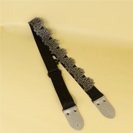 Black_Lace_Seatbelt_Guitar_Strap_02