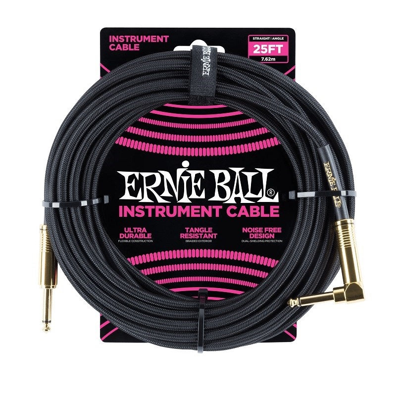 Braided_Instrument_Cable_25ft_S_L_(Black_w_Gold_Connectors)_[#6058]_01