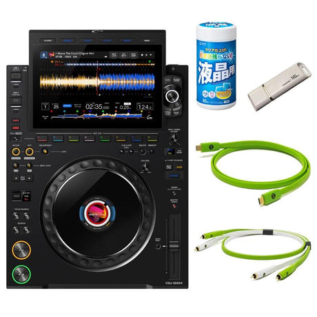 CDJ-3000X_+_OYAIDE_Cable_&_DJ_Accessories_Set_[Pre-order___Release_Date__September_26th]_[DJ_Multi-Player]_(Alpha_Theta)_01