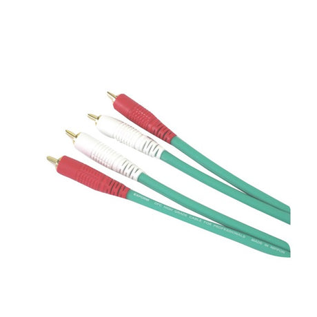 COLOR_TWIN_CABLE_2RR-1M_(RCA-RCA_1_pair)_1_0m_(GREEN)_01