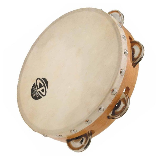 CP378 [CP Tambourine with Head, 8 Single Row Jingles] by LP – Ikebe ...