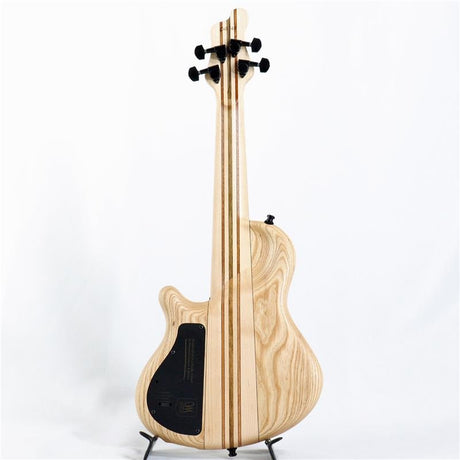 Cali_4_FL_Flamed_Maple_3A_Top_#645_[Fretless]_06