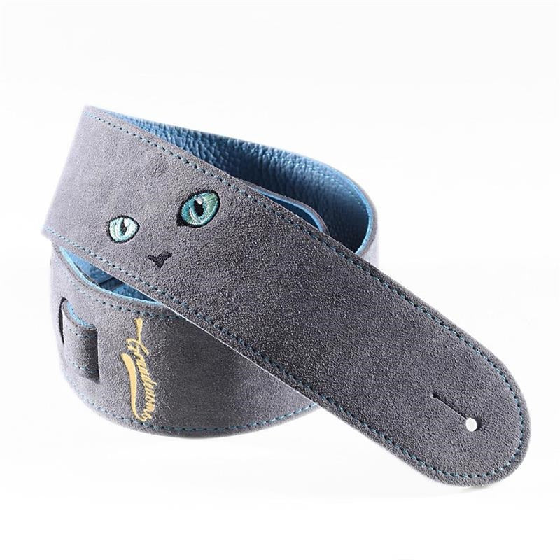 Cat_Embroidered_Leather_Strap_[Gray_Light_Blue]_01