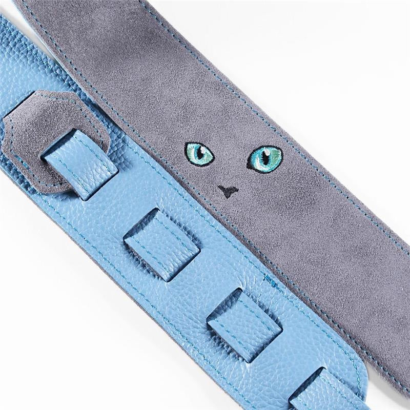 Cat_Embroidered_Leather_Strap_[Gray_Light_Blue]_02