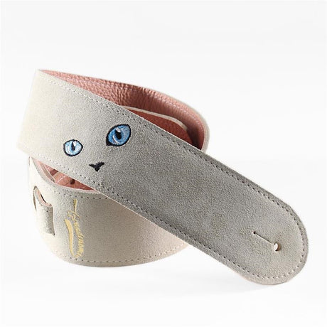 Cat_Embroidered_Leather_Strap_[White_Pink]_01