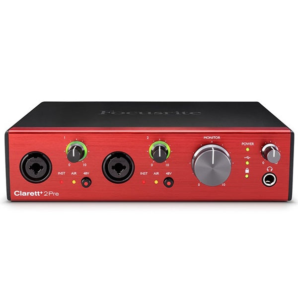 Claret Instrument Clarett+ 2Pre USB (Max. 10-in/4-out USB Audio Interface) (Focusrite) by ...