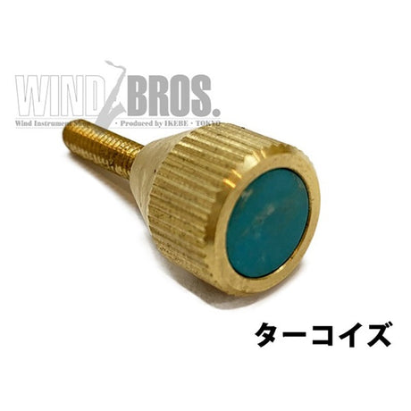 [Clearance_Sale!]_KGU_Heavy_Neck_Screw_#175_for_Yanagisawa_(Turquoise_Unlacquered)_01
