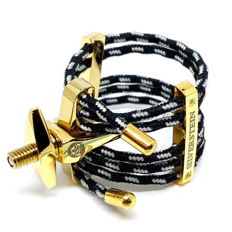 [Clearance_Sale_for_Old_Models!]__EG08A_(4th_Generation)__Alto_Saxophone_Ligature，_Estro，_Champagne_Gold_01