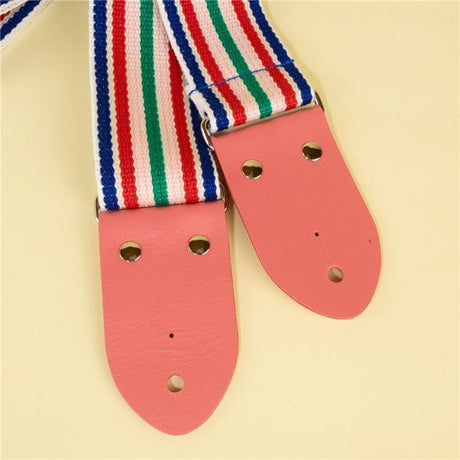 Colorful_Striped_Guitar_Strap，_Pink_03