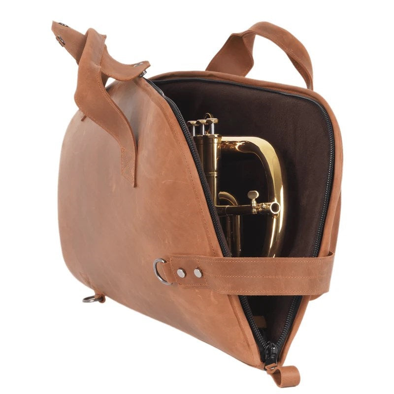 CrazyHorse_Light_Brown_Single_Flugelhorn_Soft_Case_[Autumn_Super_Sale]_05