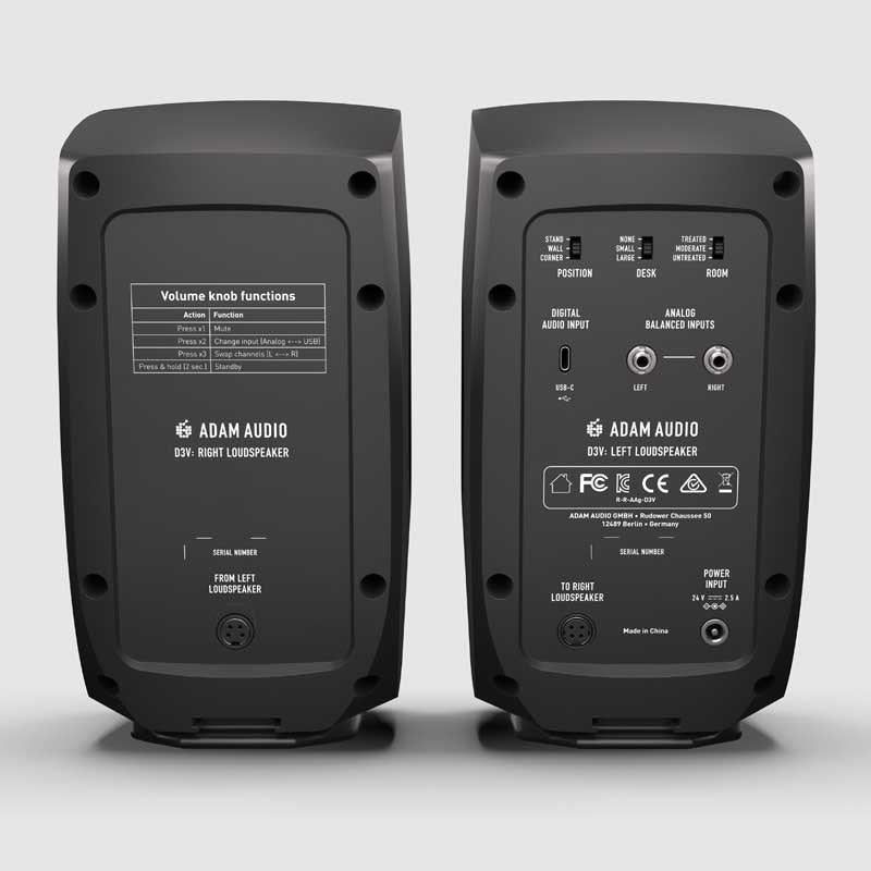 D3V+ARC_Studio_1_0m_Cable_Set_(Black)_(IK_Multimedia)_(Adam)_(Monitor_Speaker)_(Standalone_Acoustic_Correction_Hardware_Processor)_05