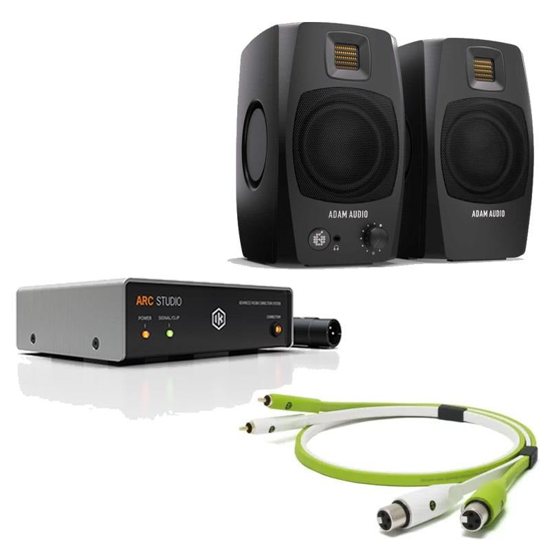 D3V+ARC_Studio_2_0m_Cable_Set_(Black)_(IK_Multimedia)_(Adam)_(Monitor_Speaker)_(Standalone_Acoustic_Correction_Hardware_Processor)_01