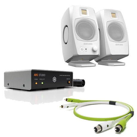 D3V+ARC_Studio_2_0m_Cable_Set_(White)_(IK_Multimedia)_(Adam)_(Monitor_Speaker)_(Standalone_Acoustic_Correction_Hardware_Processor)_01