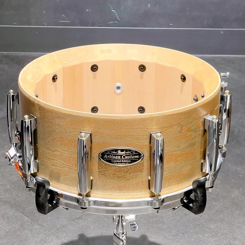 DABM1465S_C_#ATB_[Artisan_Custom_Limited_~Shell_by_DrumArt~_Snare_Drums_14x6_5____Balkan_Maple___Antique_Texture_Bronze]_[Die-cast_Custom_Model]_04