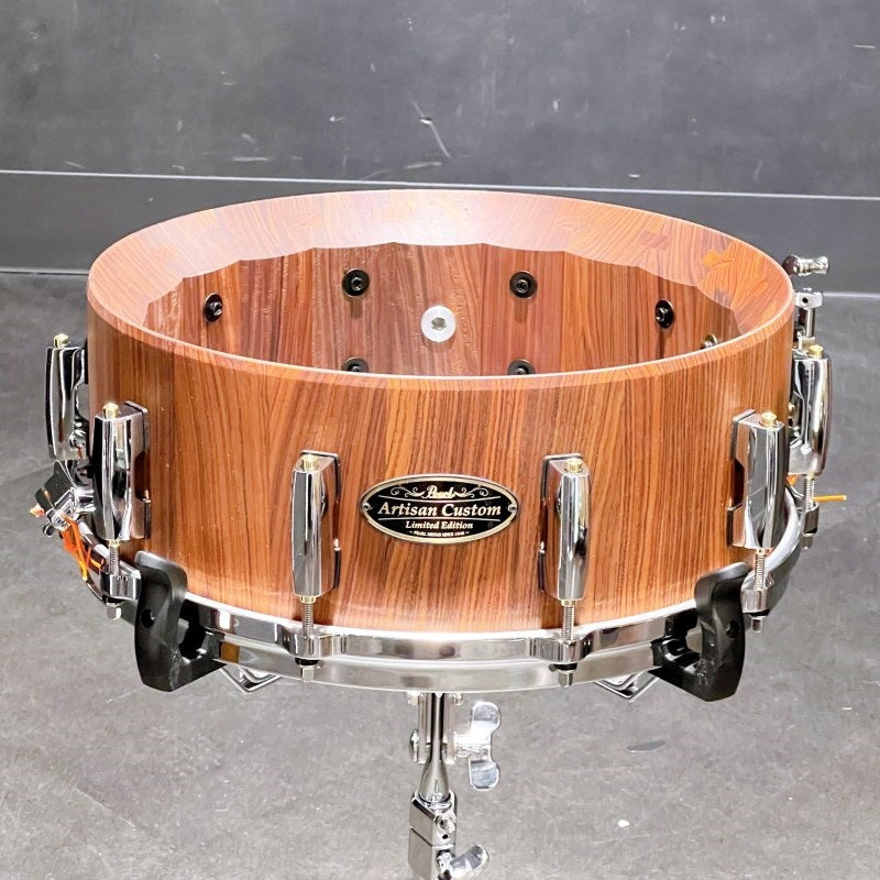 DARW1455S_C_[Artisan_Custom_Limited_~Shell_by_DrumArt~_Snare_Drums_14x5_5_Rosewood_Matte_Natural_Rosewood]_[Die-cast_Custom_Model]_04