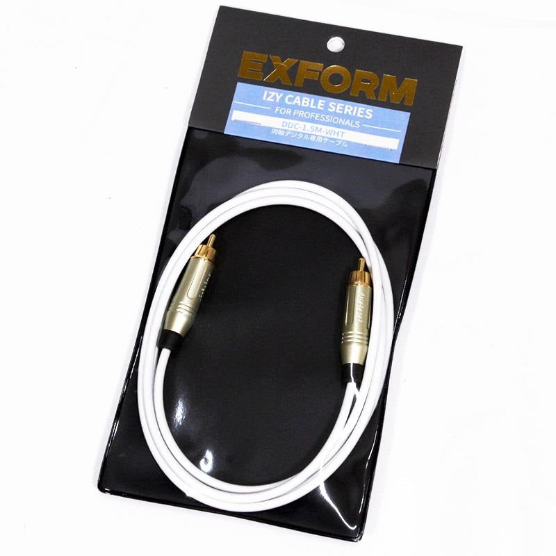 DDC-1.5M-WHT coaxial digital cable (1 piece) by EXFORM – Ikebe Musical ...