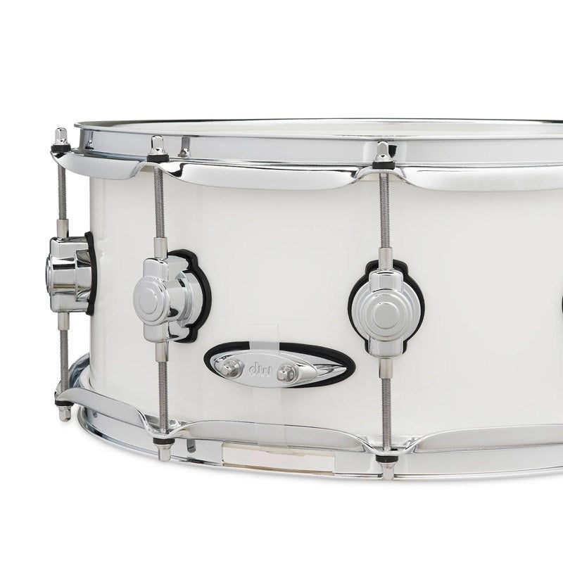 DDLG0614SSWH_[Design_Series_Maple_Snare，_14''×6''___White_Gloss_Lacquer]_05