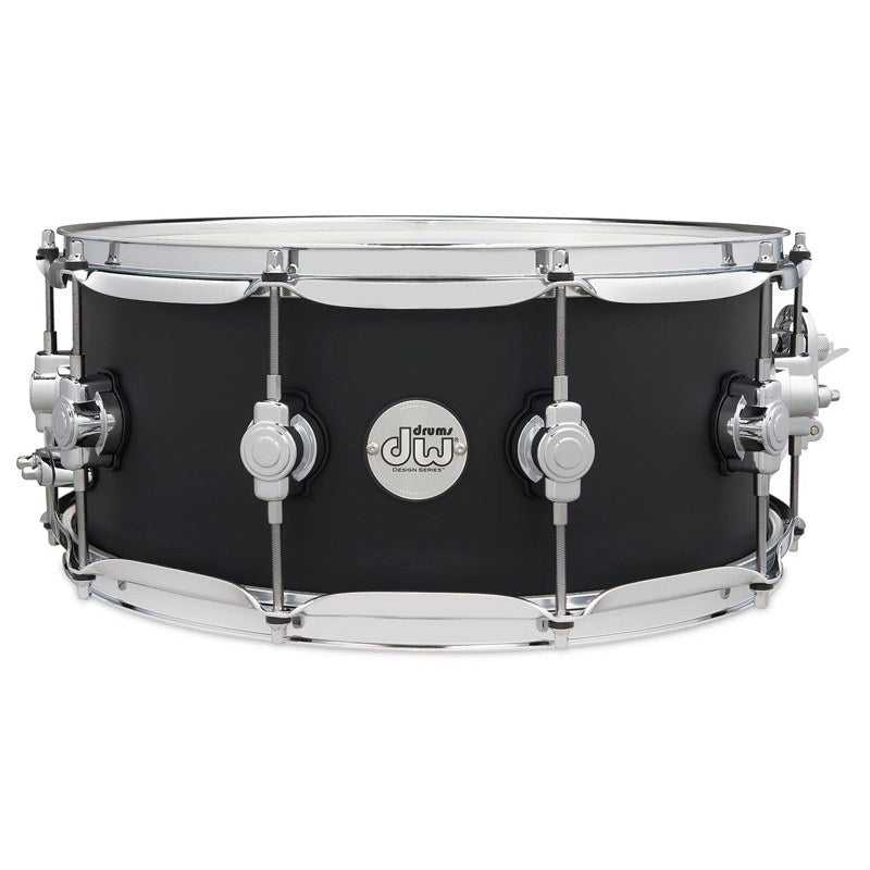 DDLM0614SSBL_[Design_Series_Maple_Snare，_14''×6''___Black_Satin]_01