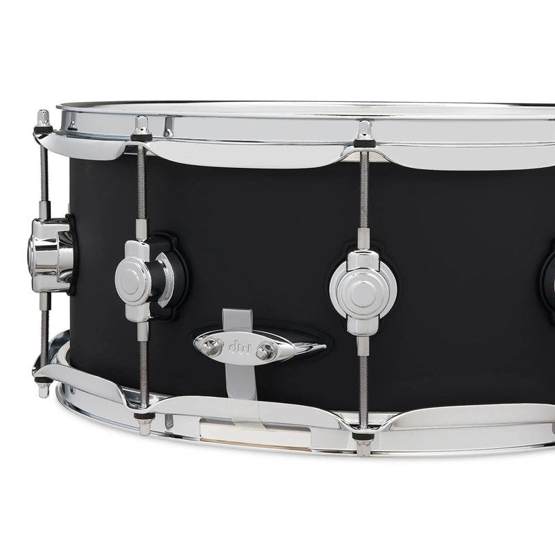 DDLM0614SSBL_[Design_Series_Maple_Snare，_14''×6''___Black_Satin]_05