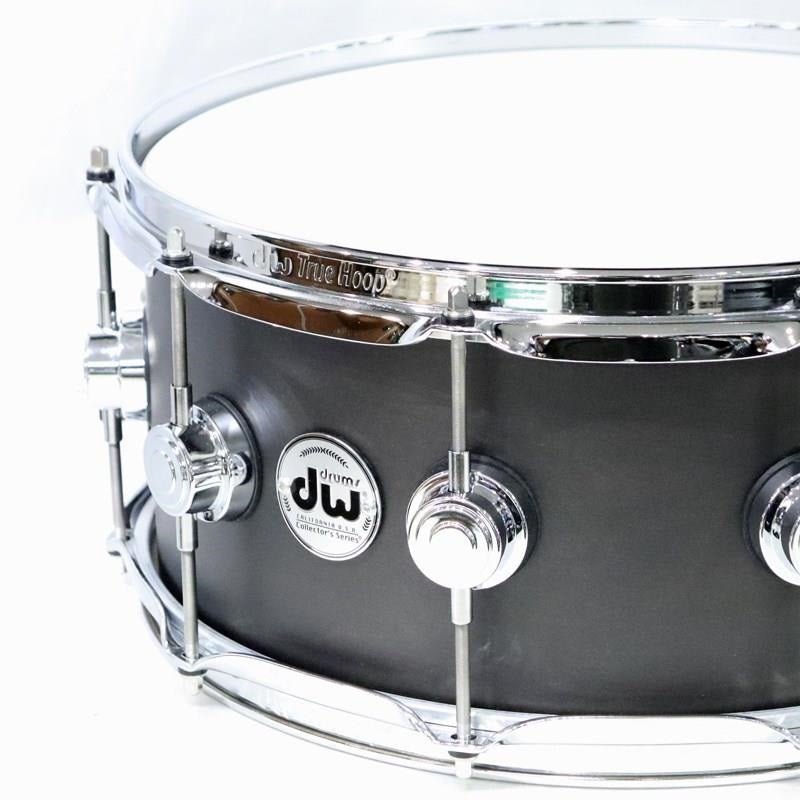 DRSO0614SSC107_[Collector's_Pure_Maple_Snare_Drum_Standard_Shell_14''×6''_-_Ebony_Satin_Oil]_02