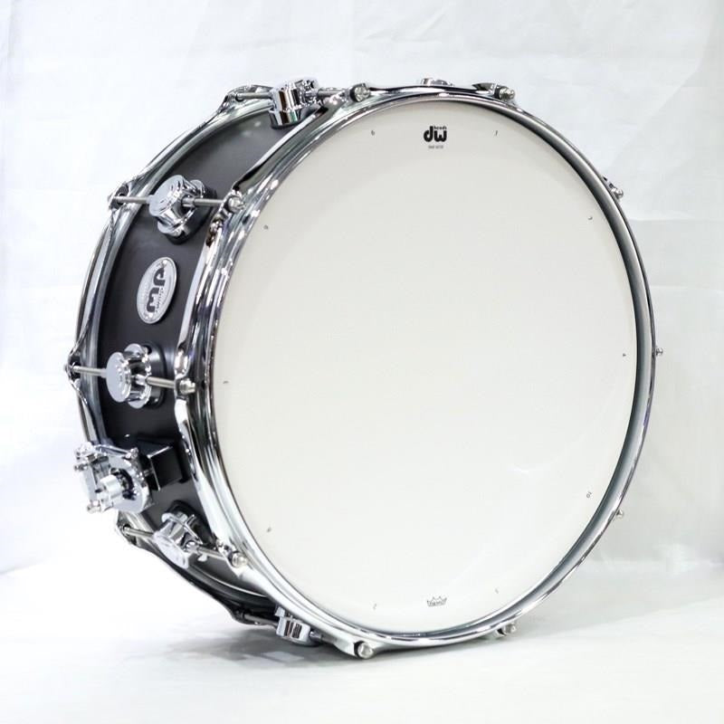 DRSO0614SSC107_[Collector's_Pure_Maple_Snare_Drum_Standard_Shell_14''×6''_-_Ebony_Satin_Oil]_06