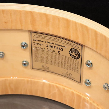 DRSO6514SSC101_[Collector's_Pure_Maple_Snare_Drum_Standard_Shell_14''×6_5''_-_Natural_Satin_Oil]_07