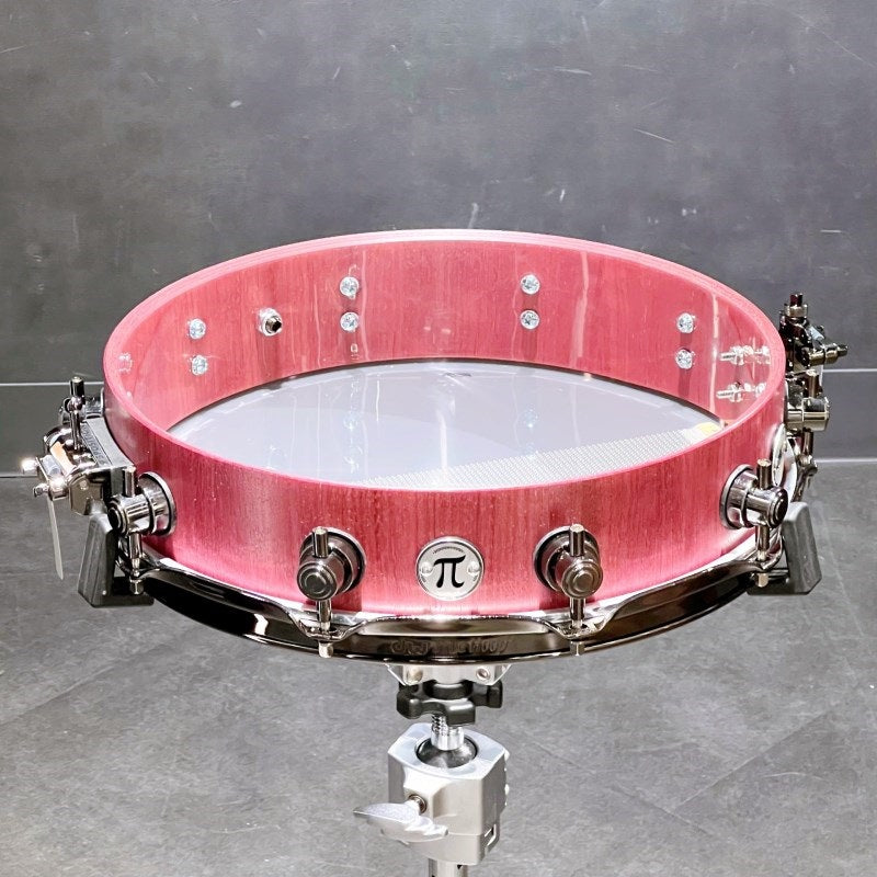 DRU23114SSN101_[Collector's_PURE_Purpleheart_Pi_Snare_Drum___14_×_3_14___Natural_Satin_Oil_w_Black_Nickel_Hardware]_06