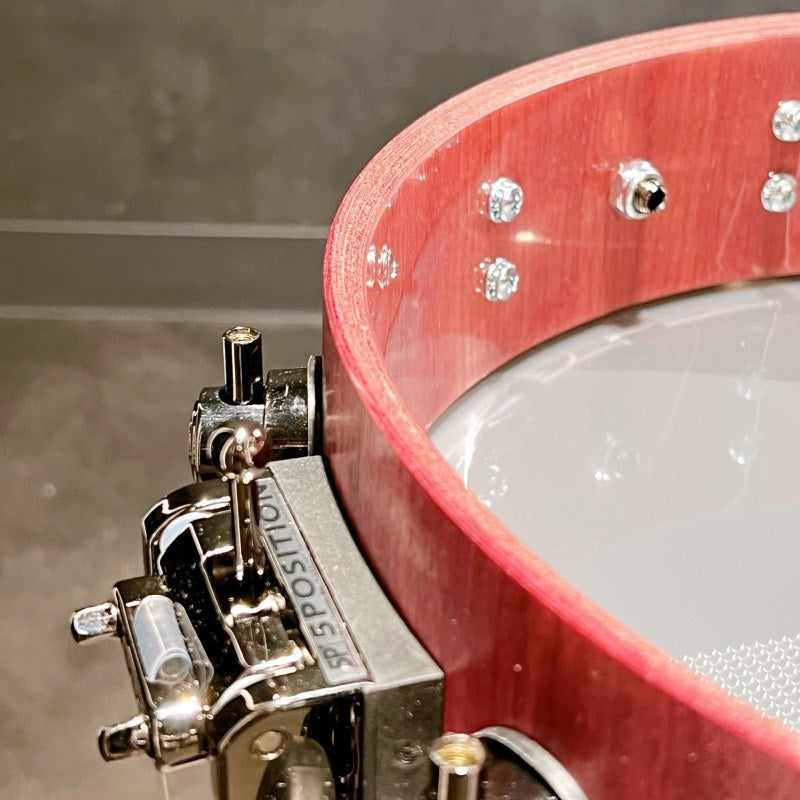 DRU23114SSN101_[Collector's_PURE_Purpleheart_Pi_Snare_Drum___14_×_3_14___Natural_Satin_Oil_w_Black_Nickel_Hardware]_07