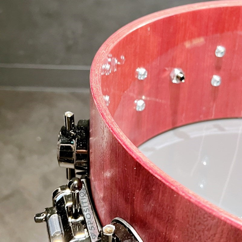DRU25514SSN101_[Collector's_PURE_Purpleheart_Snare_Drum___14_×_5_5___Natural_Satin_Oil_w_Black_Nickel_Hardware]_05