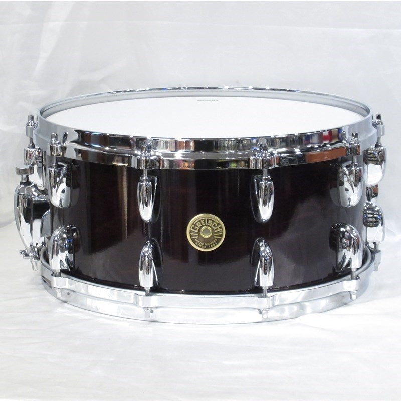 DX_Snare_Bag_Included!_GRGL-6514S-2CL_DKWN_[USA_Custom_Snare_Drum_14__x_6_5__-_Dark_Walnut_Gloss]_[In-Store_Special_Price]_01