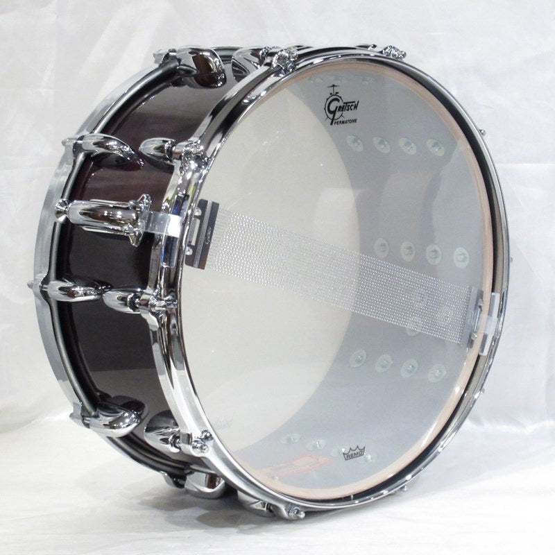 DX_Snare_Bag_Included!_GRGL-6514S-2CL_DKWN_[USA_Custom_Snare_Drum_14__x_6_5__-_Dark_Walnut_Gloss]_[In-Store_Special_Price]_06