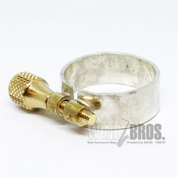 [Discontinued_Product_-_Clearance_Sale]_Gotts_Solid_Silver_Rubber_Ligature_for_Alto_Saxophone_C_Melody_Saxophone_[Autumn_Super_Sale]_02