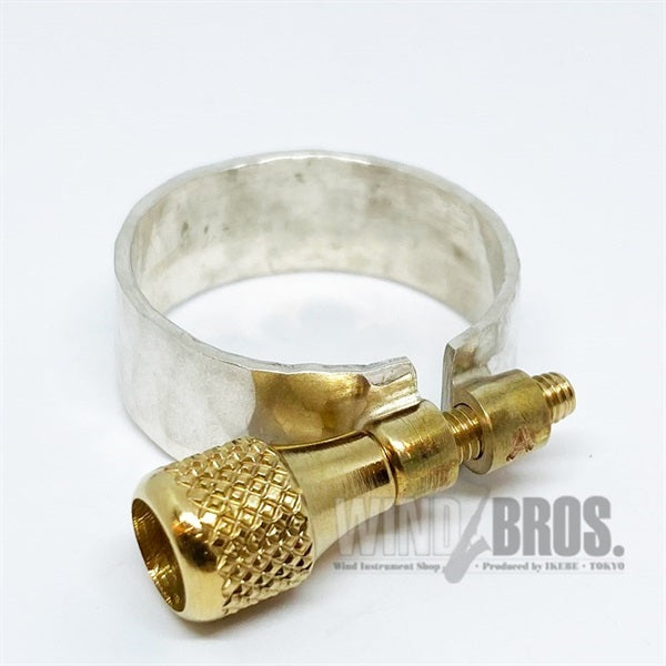 [Discontinued_Product_-_Clearance_Sale]_Gotts_Solid_Silver_Rubber_Ligature_for_Alto_Saxophone_C_Melody_Saxophone_[Autumn_Super_Sale]_03