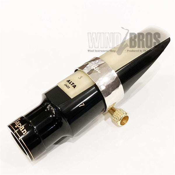 [Discontinued_Product_-_Clearance_Sale]_Gotts_Solid_Silver_Rubber_Ligature_for_Baritone_Saxophone_[Autumn_Super_Sale]_04