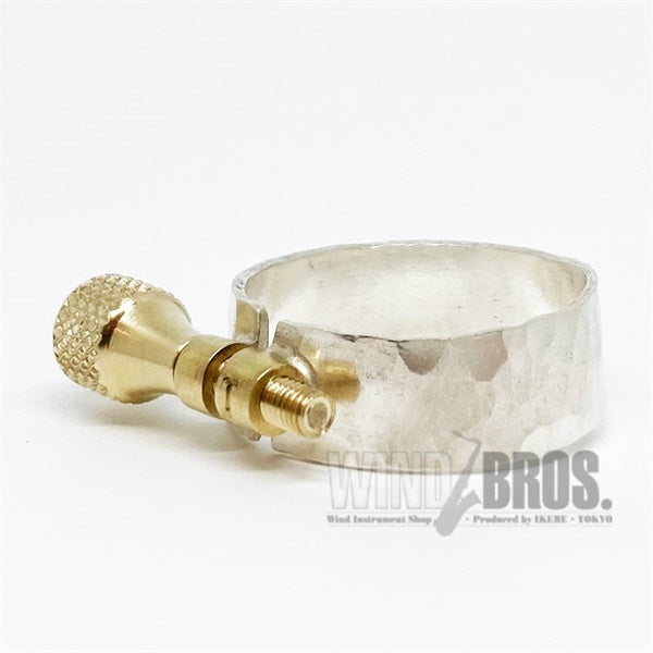 [Discontinued_Product_-_Clearance_Sale]_Gotts_Solid_Silver_Rubber_Ligature_for_Tenor_Saxophone_[Autumn_Super_Sale]_02