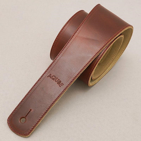 [Domestic_Genuine_Leather_Strap]_HORWEEN_(Timber)___STANDARD___M-Size_(Tail_strap_for_acoustic-electric_guitars)_01
