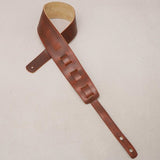 [Domestic_Genuine_Leather_Strap]_HORWEEN_(Timber)___STANDARD___M-Size_(Tail_strap_for_acoustic-electric_guitars)_02