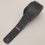 [Domestic_Genuine_Leather_Strap]_SHRINK_(Black)___SLIM___M-Size_(Tail_strap_for_acoustic-electric_guitars)_01