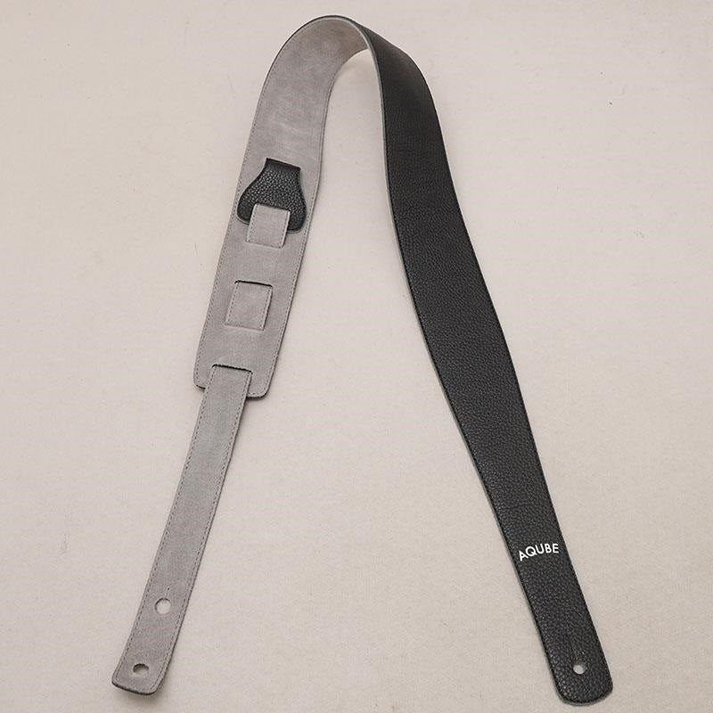 [Domestic_Genuine_Leather_Strap]_SHRINK_(Black)___SLIM___M-Size_(Tail_strap_for_acoustic-electric_guitars)_03