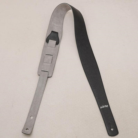 [Domestic_Genuine_Leather_Strap]_SHRINK_(Black)___SLIM___M-Size_(Tail_strap_for_acoustic-electric_guitars)_03